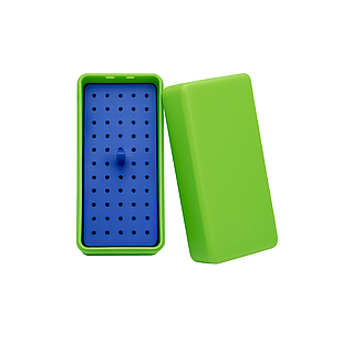 Ендо Бокс пластиковий 72 Інструмента, автоклавуємий 135* Зелений