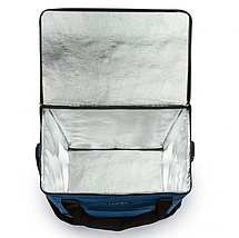 Термосумка 40 л з фольгованим покриттям для холоду, гарячої їжі, обідів, до 12 годин підтримка температури, фото 4