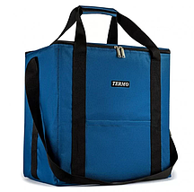 Термосумка 40 л з фольгованим покриттям для холоду, гарячої їжі, обідів, до 12 годин підтримка температури, фото 5