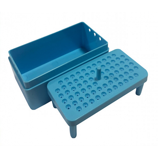 Ендо Бокс пластиковий 72 Інструмента, БЛАКИТНИЙ НОВИЙ