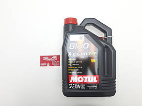Моторна олива для авто 0W-30 8100 X-Сlean+efe 5L Motul