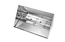 Коптильня гарячого копчення "S" неіржавка сталь 1.5 мм, два яруси та 3 гачки + подарунок, фото 2