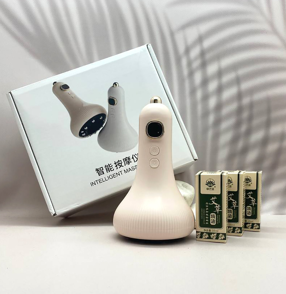 Вакуумний масажер антицелюлітний акумуляторний Vacuum Massager масажер з підігрівом. 9 режимів, фото 1