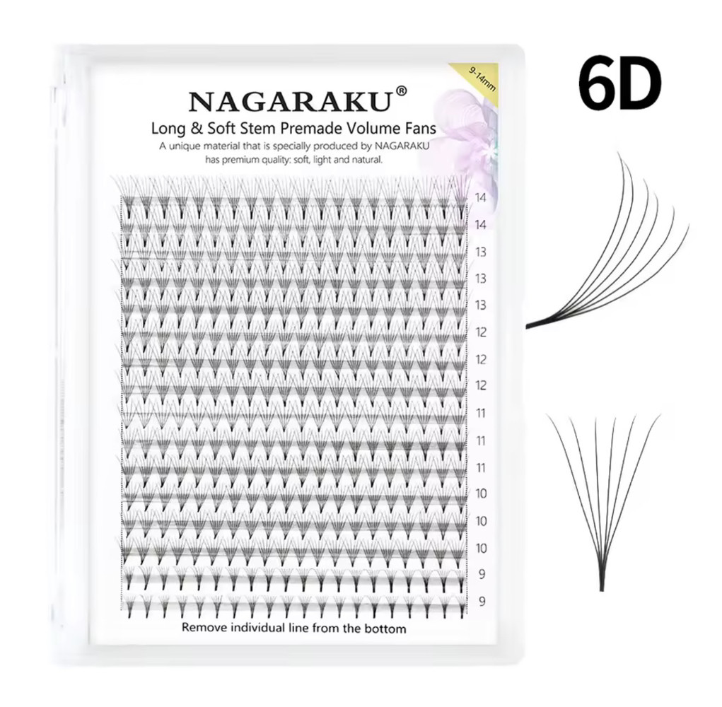 Пучки Nagaraku 6D, Mix C/0,07 (9-14 мм)
