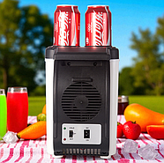 Міні-холодильник для авто на 6 літрів з підігрівом та охолодженням Car refrigerator, фото 7