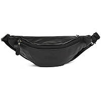 Шкіряна сумка на пояс бананка LIMARY Lim-035GA чорна