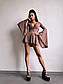 Жіночий ромпер-комбінезон з розкльошеними рукавами та вирізом на грудях (р. 42, 44) 66KO3861Е, фото 6