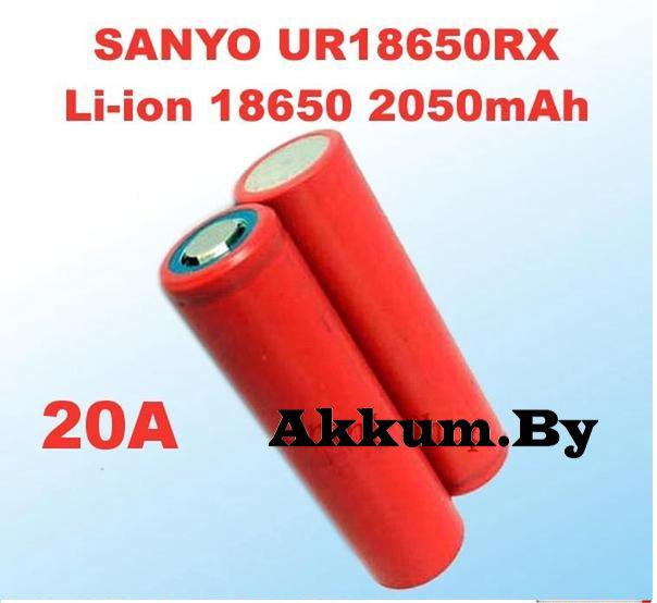 Акумулятор високотоковий SANYO UR18650RX 2000mAh / 20 А, фото 1