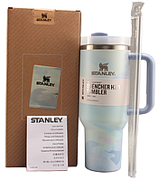 Термос термочашка Stanley Quencher H2.0 Tumbler з нержавіючої сталі Cool Serene 1,18 л KT6007850 - B1-Уцінка