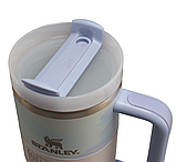 Термос термочашка Stanley Quencher H2.0 Tumbler з нержавіючої сталі Cool Serene 1,18 л KT6007850 - B5-Уцінка, фото 4