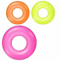 Круг надувний 60 см однотонний мікс кольорів