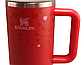 Термос термочашка Stanley Quencher H2.0 Tumbler з нержавіючої сталі 1,18 л Red Hearts KT6007853 peremogaua, фото 2