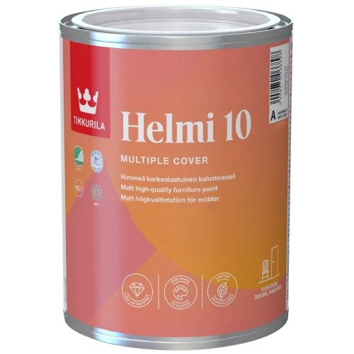 Фарба для меблів Tikkurila Helmi 10 База A 0,9л