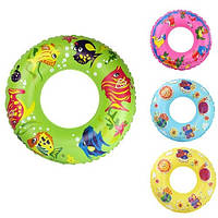 Круг надувний 60 см мікс видів та кольорів