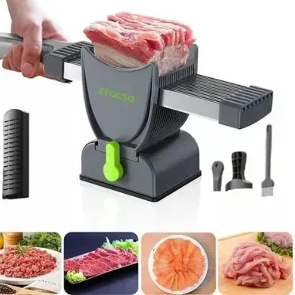 Слайсер подрібнювач для мʼяса ручна мʼясорубка Fresh meat, фото 1