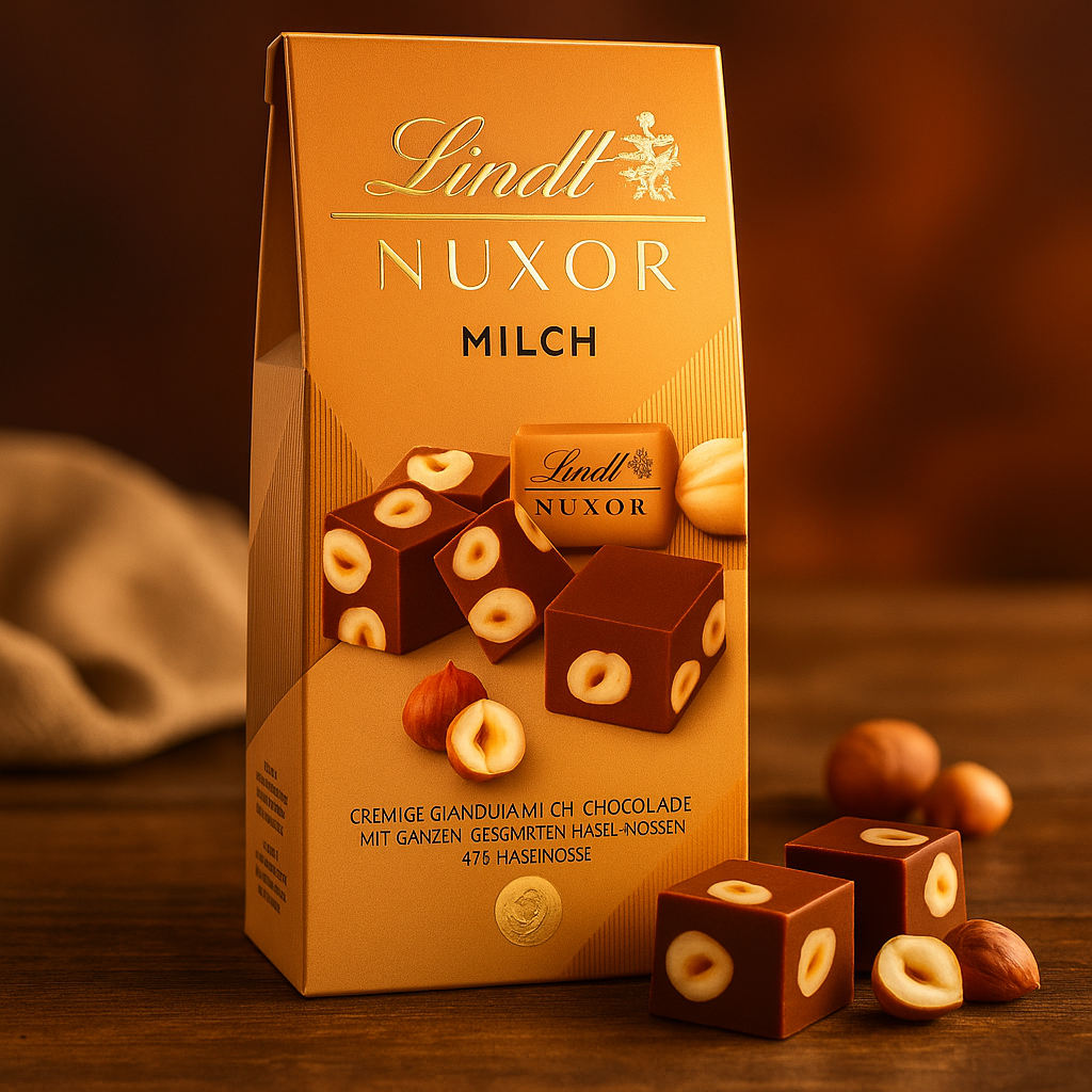 Цукерки Lindt Nuxor Milk Chocolate 😍 103 гр. Італія, фото 1
