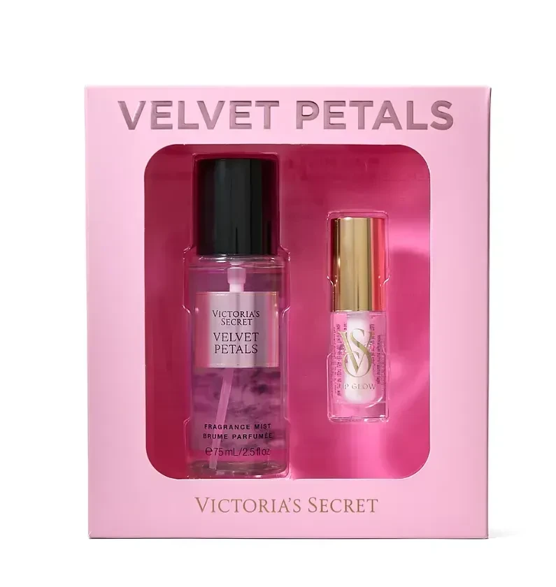 Подарунковий набір Velvet Petals Victoria's Secret 75 мл + 3.2г, фото 1