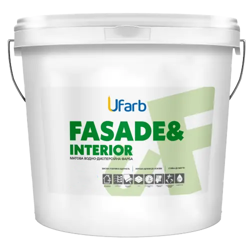 Фарба універсальна акрилова UFarb FASADE&Interior, 4 кг