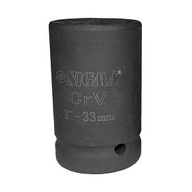 Насадка для гайковерта 1" 33мм SIGMA TR6090331 ударна насадка