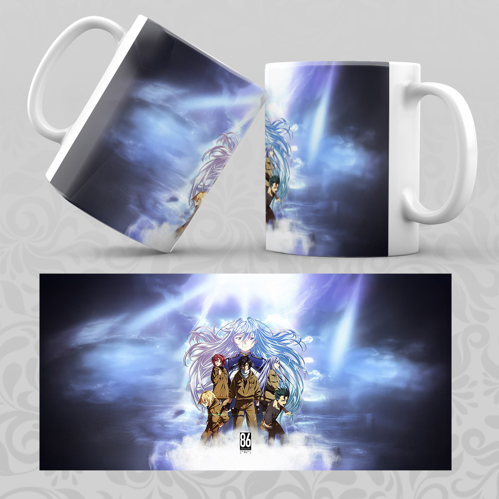 Чашка 330 мл. Аніме 86: Eighty six / 86: Вісімдесят шість, фото 1