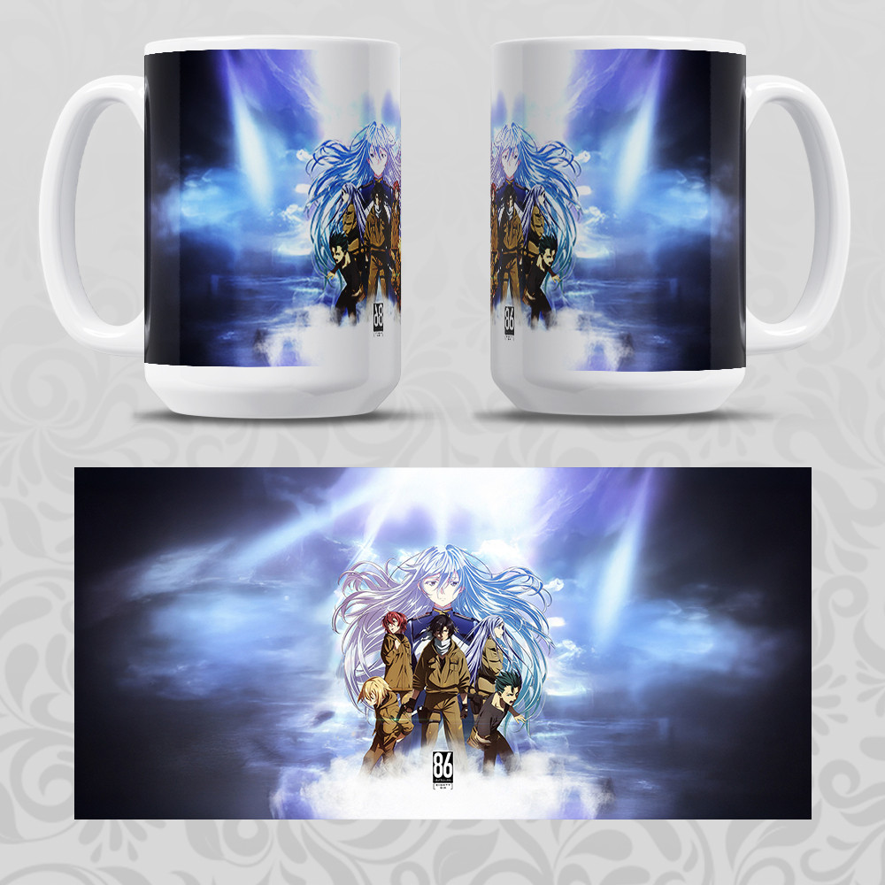 Чашка 425 мл. Аніме 86: Eighty six / 86: Вісімдесят шість, фото 1