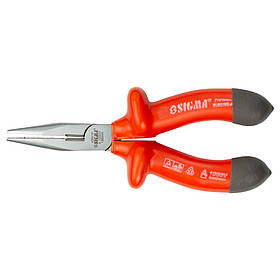 Довгогубці діелектричні прямі 160 мм 1000В SIGMA (4364161) riven