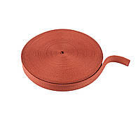 Cтрумопровідна текстильна трек стрічка теракотового кольору