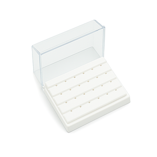 Підставка для Борів Пластикова (20FG + 4 RA) 24 бори Біла