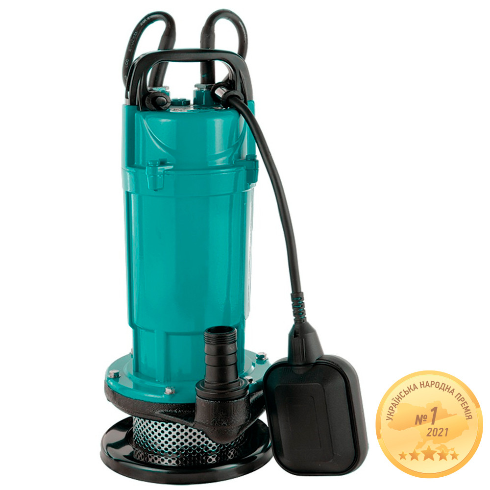 Насос дренажний 0.75 кВт Hmax 35 м Qmax 80 л/хв AQUATICA QDX1.5-32-0.75FA (773238) riven, фото 1