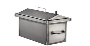 Коптильня гарячого копчення "S" сталь 1.2 мм, 2 яруси та 3 гачки + подарунок, фото 1