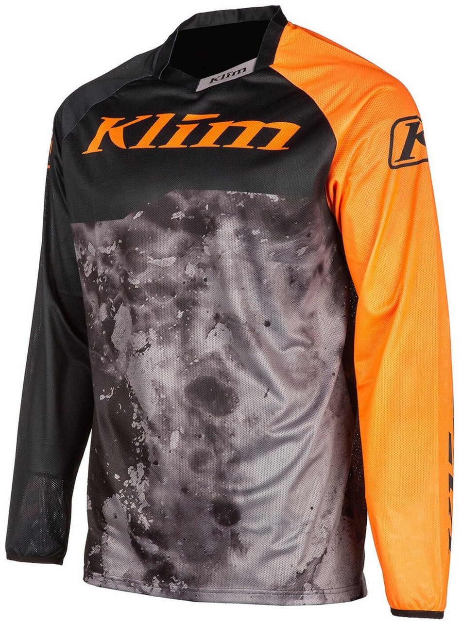 Мотоджерсі дитяча Klim XC Lite Corrosion чорний/помаранчевий, YLG