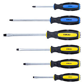 Набір ударних викруток SIGMA 6 шт. CrV (4001111) riven