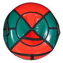 Тюбінг 100 см "Тягни-Штовхай" (ПВХ) надувні санки, фото 2