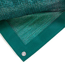 Сітка затінювальна 95% 3 м* 3 м посилена з люверсами, фото 3