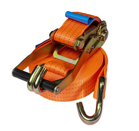 Ремінь стяжний 2 т 10 метрів стяжний ремінь із храповим механізмом, фото 1