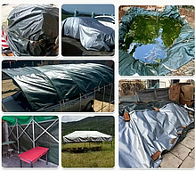 Тент 200 г/м2 Shadow 5 х 8 м тарпауліновий (Чіткий розмір) універсальні тенти, фото 4