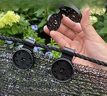 Кліпса для затіняючої сітки (Кругла) кріплення сітки на паркан, фото 4