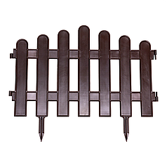 Паркан декоративний коричневий 39,5 см × 27 см