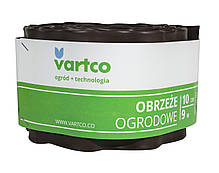 Бордюрна стрічка 10 см 9 метрів коричнева VARTCO (Польща), фото 5