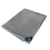 Тент 210 г/м2 4 х 5 м тарпауліновий "PLANDEKA" для захисту укриття автомобіля, фото 2