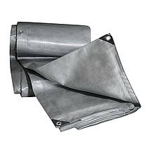 Тент 160 г/м2 5 мх5м тарпауліновий "PLANDEKA" для захисту від вітру та дощу, фото 5