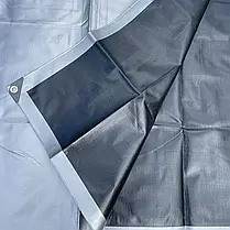 Тент 260 г/м2 3мх4м тарпауліновий "PLANDEKA" для захисту від вітру та дощу, фото 5