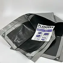 Тент 260 г/м2 2 мх6м тарпауліновий "PLANDEKA" для захисту від дощу, фото 2