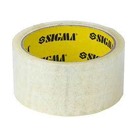 Скотч упаковковий прозорий 45 мм×50м SIGMA (8401221) riven