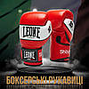 Боксерські рукавиці Leone GN047 SHOCK Red 12 унцій (бинти 4 м. в комплекті), фото 2