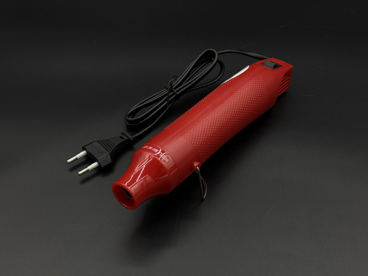 Термопістолет гарячого повітря 300 Вт. Червоного кольору., фото 1