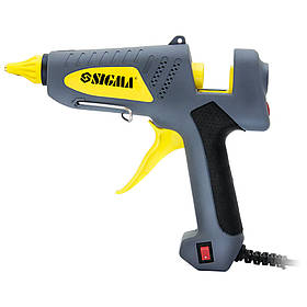 Пістолет термоклейовий з вимикачем Ø 11.2 мм 200 Вт SIGMA (2721141) riven