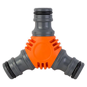 Тройник для коннектора ½" (ABS+TPR) FLORA (5015694) riven