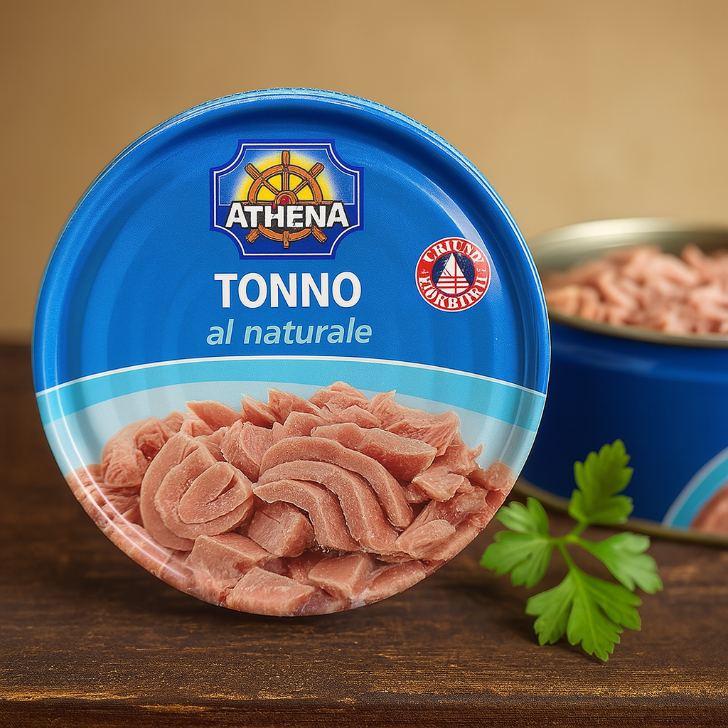 Тунець у власному соці Athena "Tonno al naturale". 160 гр. Італія., фото 1