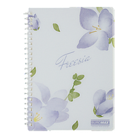 Зошит для записів ARABESKI, А5, 80 арк., клітинка, пластикова обкладинка, бузковий BM.2587-26